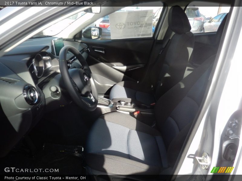 Chromium / Mid-Blue Black 2017 Toyota Yaris iA
