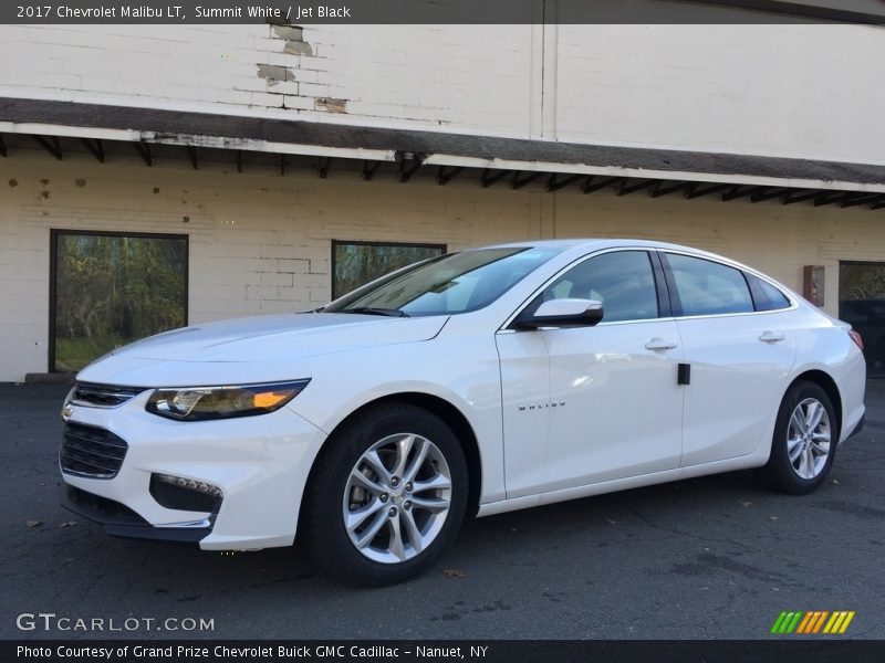 Summit White / Jet Black 2017 Chevrolet Malibu LT