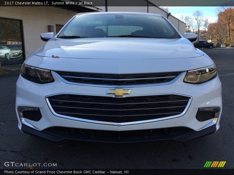 Summit White / Jet Black 2017 Chevrolet Malibu LT