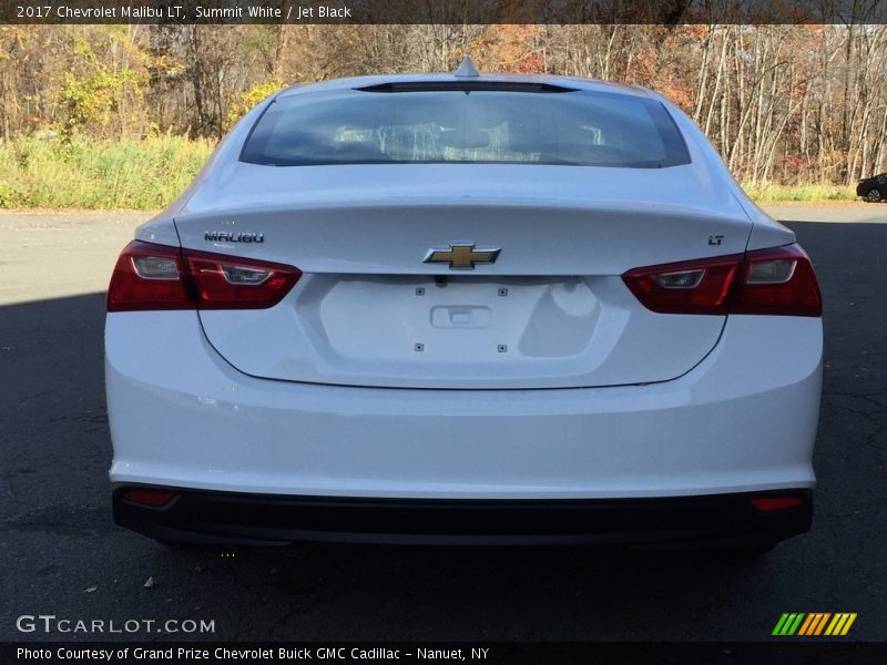 Summit White / Jet Black 2017 Chevrolet Malibu LT