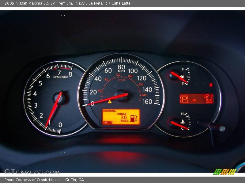 Navy Blue Metallic / Caffe Latte 2009 Nissan Maxima 3.5 SV Premium