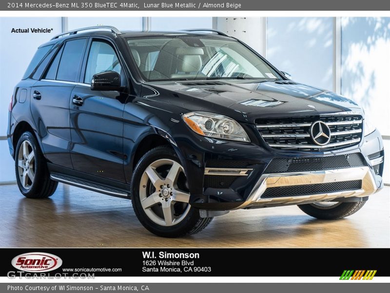 Lunar Blue Metallic / Almond Beige 2014 Mercedes-Benz ML 350 BlueTEC 4Matic