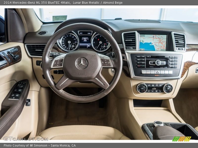 Lunar Blue Metallic / Almond Beige 2014 Mercedes-Benz ML 350 BlueTEC 4Matic
