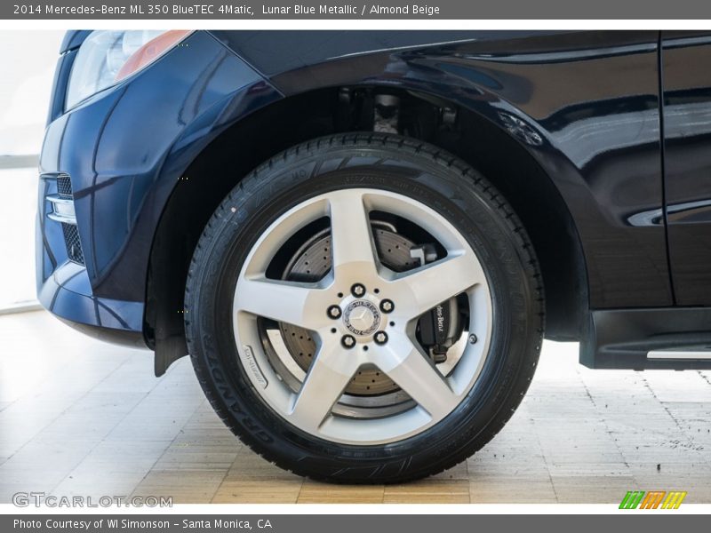 Lunar Blue Metallic / Almond Beige 2014 Mercedes-Benz ML 350 BlueTEC 4Matic