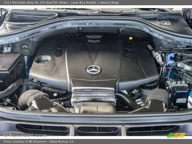 Lunar Blue Metallic / Almond Beige 2014 Mercedes-Benz ML 350 BlueTEC 4Matic