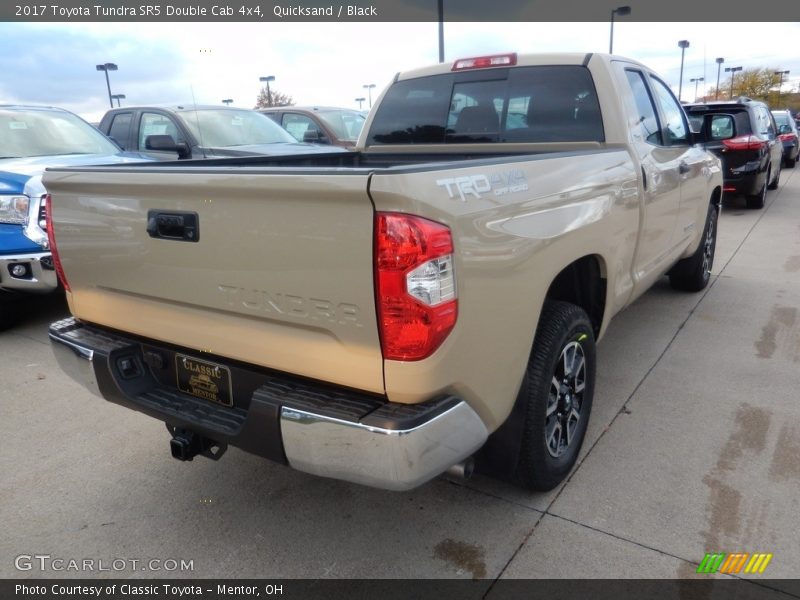Quicksand / Black 2017 Toyota Tundra SR5 Double Cab 4x4