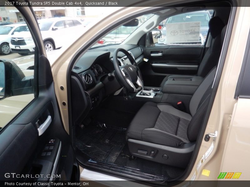 Quicksand / Black 2017 Toyota Tundra SR5 Double Cab 4x4