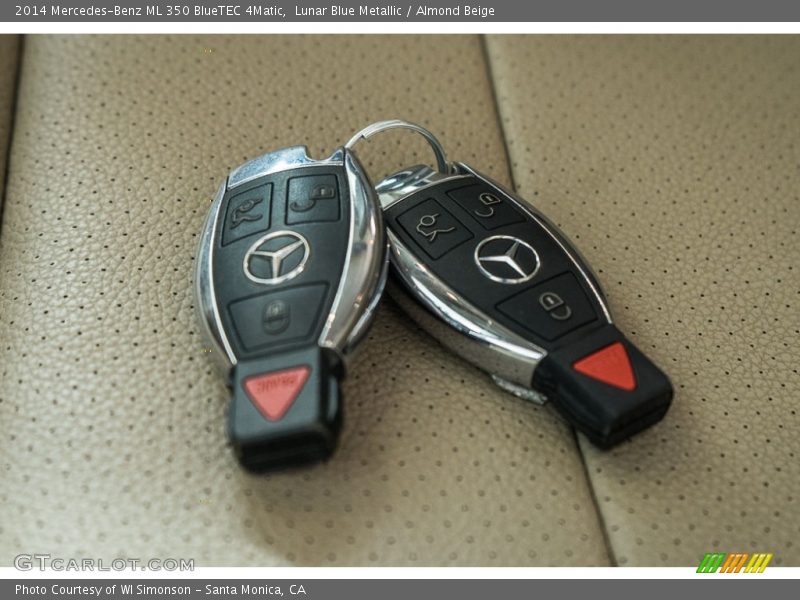 Lunar Blue Metallic / Almond Beige 2014 Mercedes-Benz ML 350 BlueTEC 4Matic