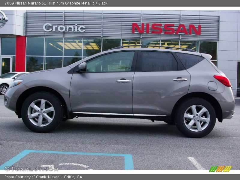 Platinum Graphite Metallic / Black 2009 Nissan Murano SL