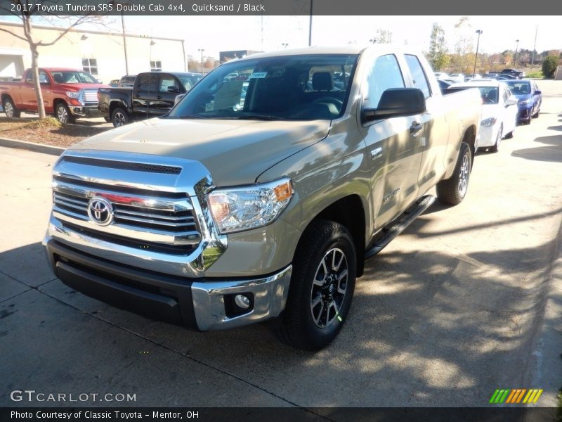 Quicksand / Black 2017 Toyota Tundra SR5 Double Cab 4x4