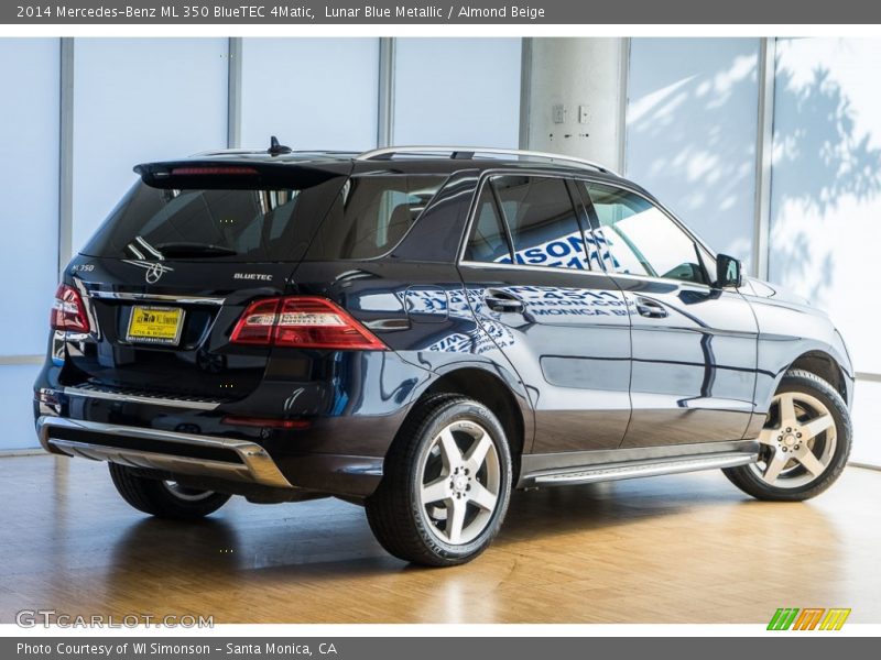 Lunar Blue Metallic / Almond Beige 2014 Mercedes-Benz ML 350 BlueTEC 4Matic