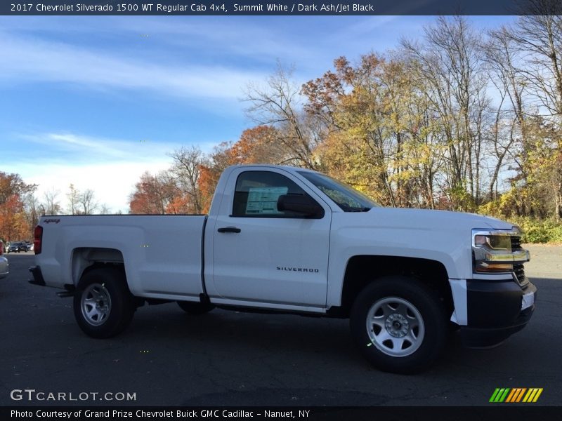 Summit White / Dark Ash/Jet Black 2017 Chevrolet Silverado 1500 WT Regular Cab 4x4
