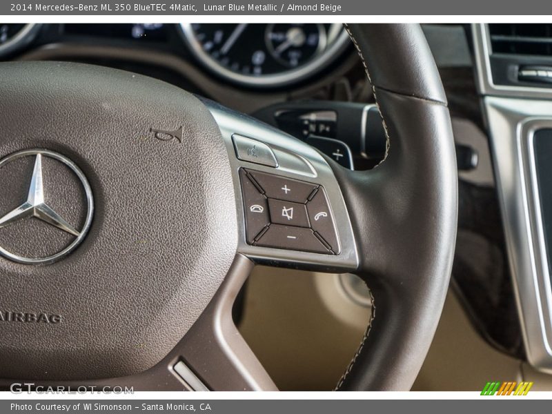 Lunar Blue Metallic / Almond Beige 2014 Mercedes-Benz ML 350 BlueTEC 4Matic