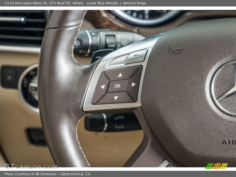 Lunar Blue Metallic / Almond Beige 2014 Mercedes-Benz ML 350 BlueTEC 4Matic
