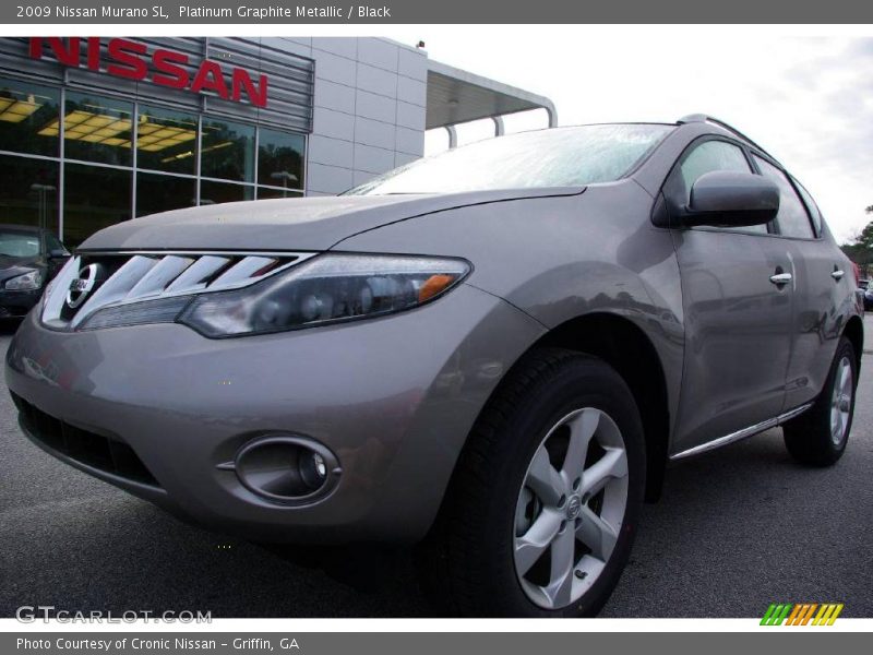 Platinum Graphite Metallic / Black 2009 Nissan Murano SL