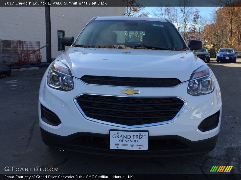 Summit White / Jet Black 2017 Chevrolet Equinox LS AWD