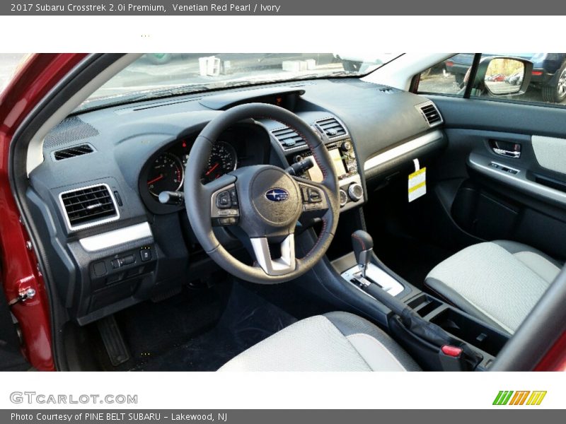 Front Seat of 2017 Crosstrek 2.0i Premium