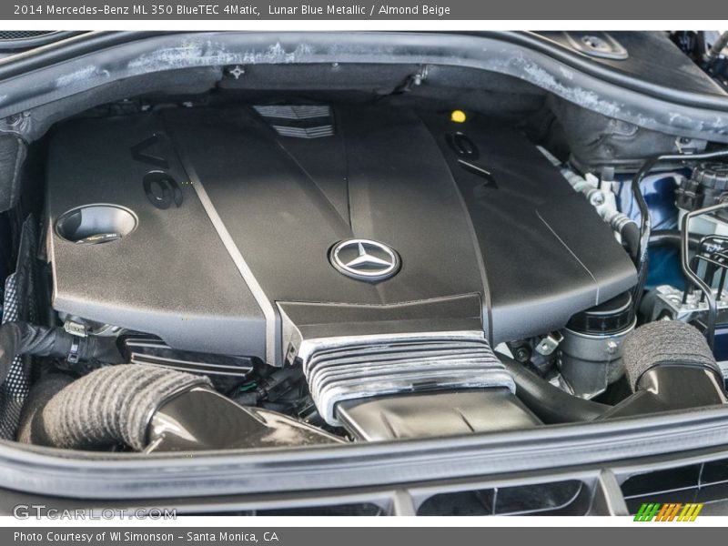 Lunar Blue Metallic / Almond Beige 2014 Mercedes-Benz ML 350 BlueTEC 4Matic