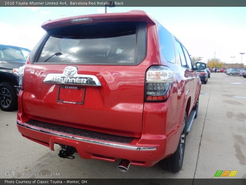 Barcelona Red Metallic / Black 2016 Toyota 4Runner Limited 4x4