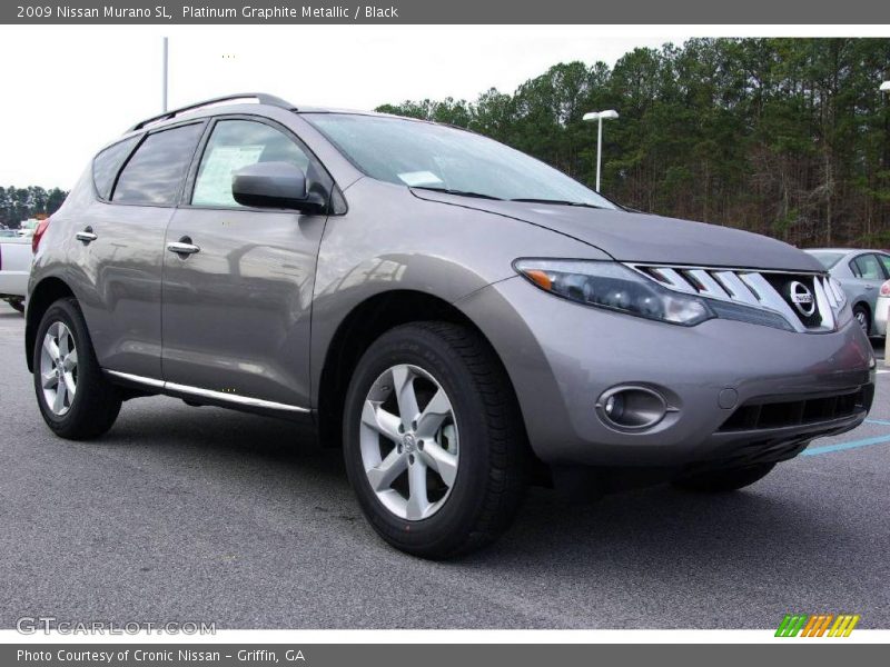 Platinum Graphite Metallic / Black 2009 Nissan Murano SL