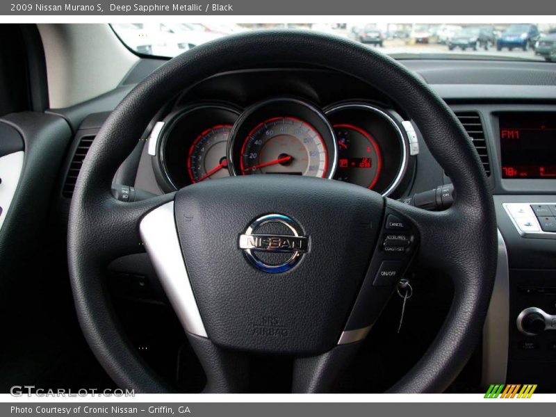 Deep Sapphire Metallic / Black 2009 Nissan Murano S