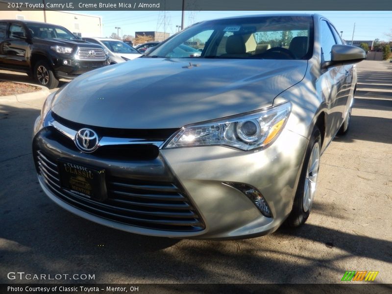 Creme Brulee Mica / Almond 2017 Toyota Camry LE