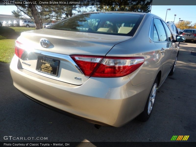 Creme Brulee Mica / Almond 2017 Toyota Camry LE