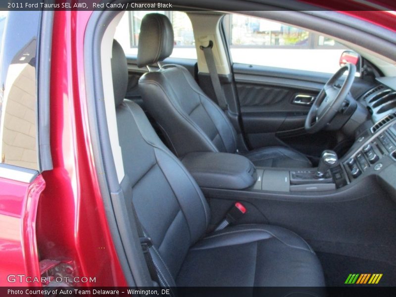 Red Candy / Charcoal Black 2011 Ford Taurus SEL AWD
