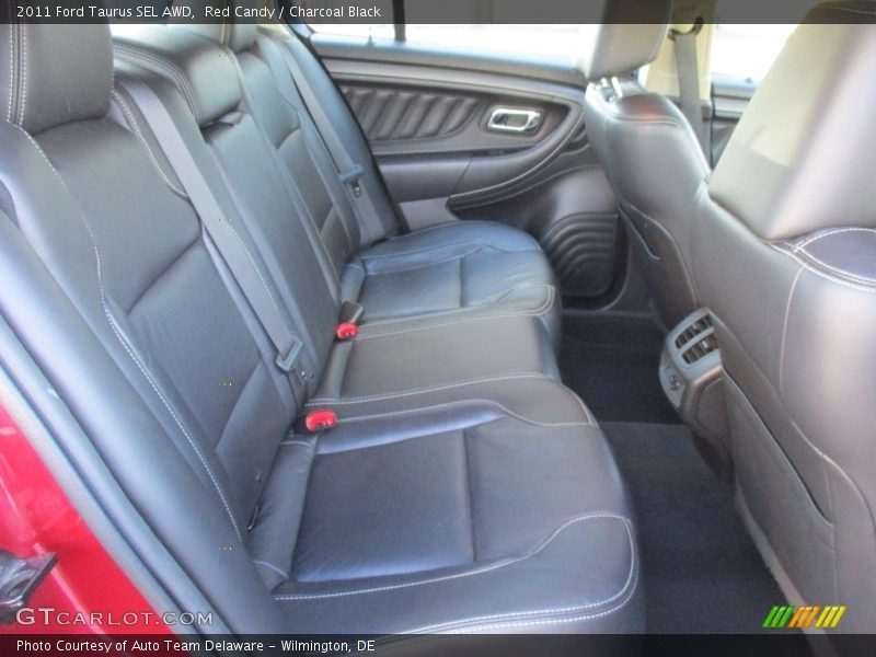 Red Candy / Charcoal Black 2011 Ford Taurus SEL AWD