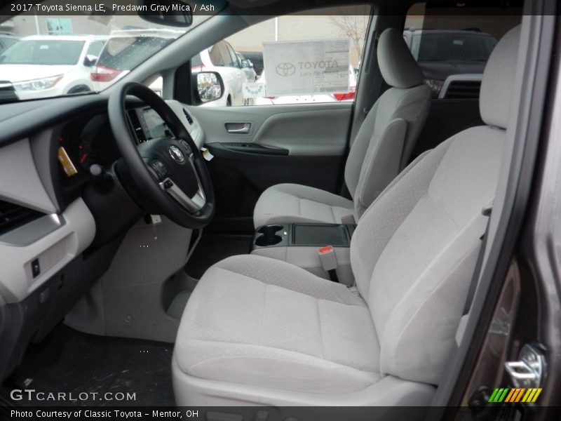 Predawn Gray Mica / Ash 2017 Toyota Sienna LE