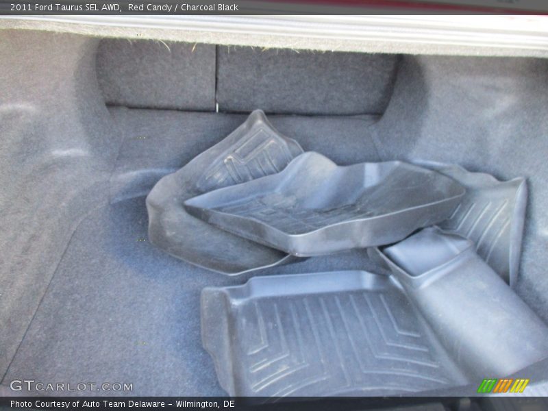 Red Candy / Charcoal Black 2011 Ford Taurus SEL AWD