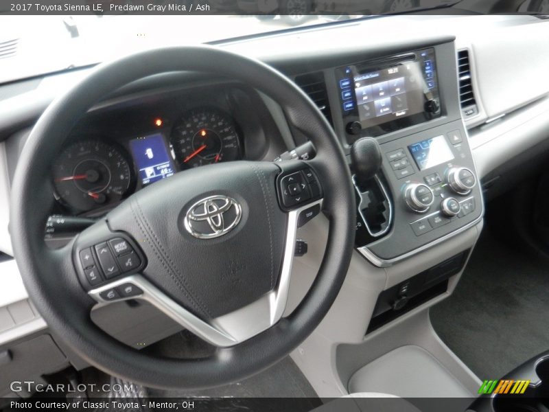 Predawn Gray Mica / Ash 2017 Toyota Sienna LE