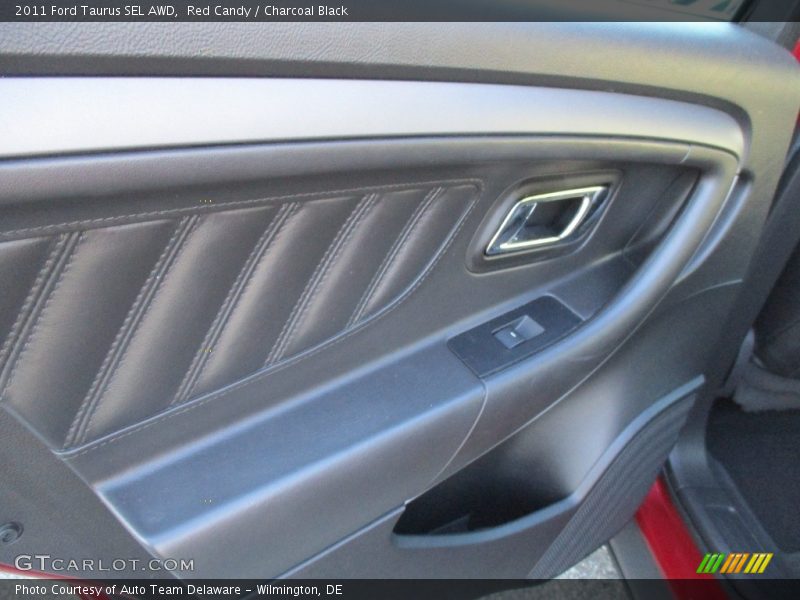 Red Candy / Charcoal Black 2011 Ford Taurus SEL AWD