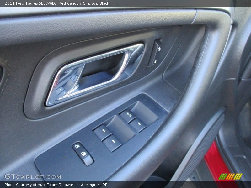 Red Candy / Charcoal Black 2011 Ford Taurus SEL AWD