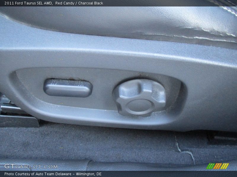 Red Candy / Charcoal Black 2011 Ford Taurus SEL AWD