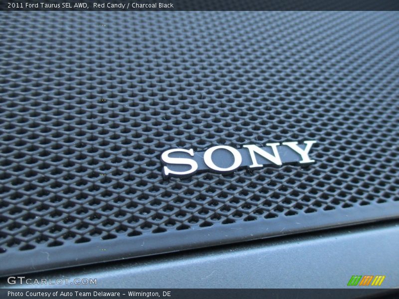 Red Candy / Charcoal Black 2011 Ford Taurus SEL AWD