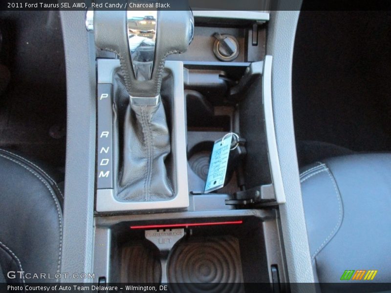 Red Candy / Charcoal Black 2011 Ford Taurus SEL AWD