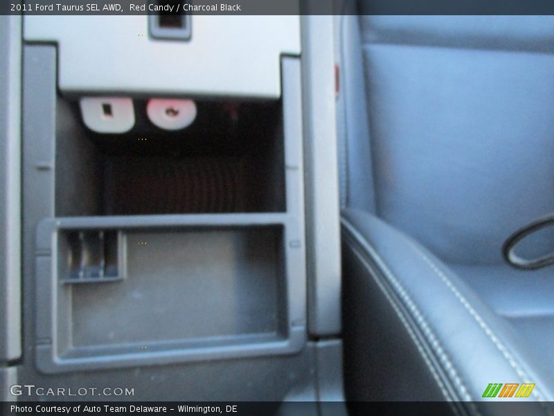 Red Candy / Charcoal Black 2011 Ford Taurus SEL AWD
