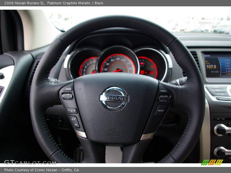 Platinum Graphite Metallic / Black 2009 Nissan Murano SL