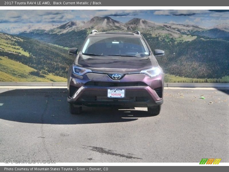 Black Current Metallic / Black 2017 Toyota RAV4 LE AWD