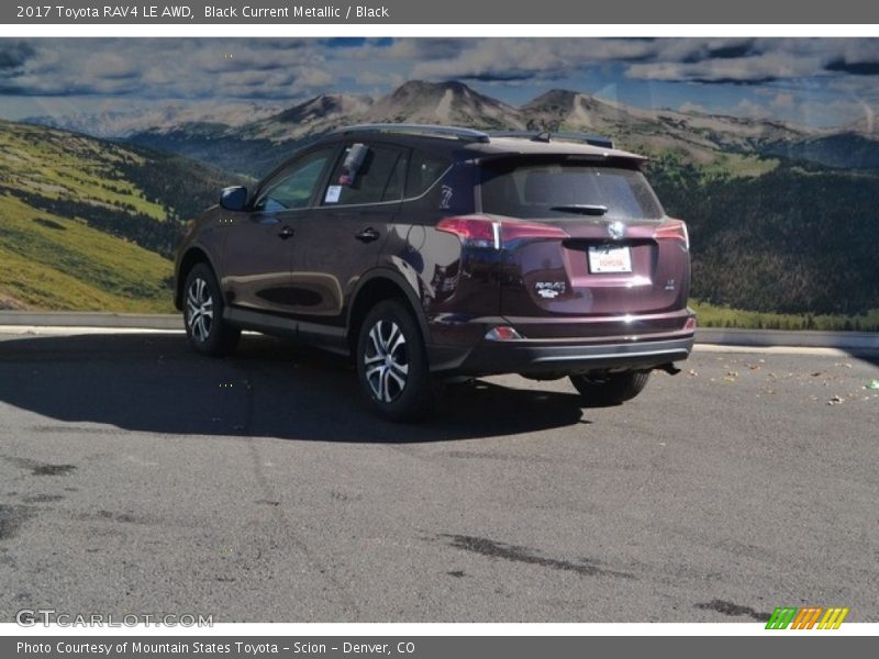 Black Current Metallic / Black 2017 Toyota RAV4 LE AWD