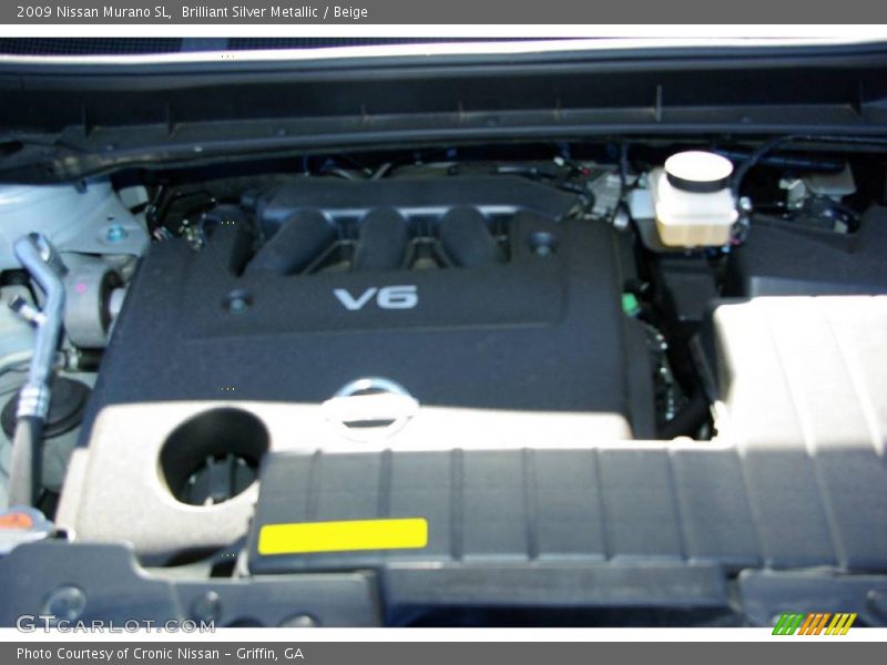 Brilliant Silver Metallic / Beige 2009 Nissan Murano SL