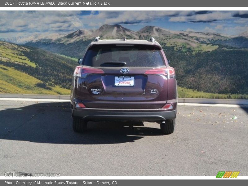 Black Current Metallic / Black 2017 Toyota RAV4 LE AWD