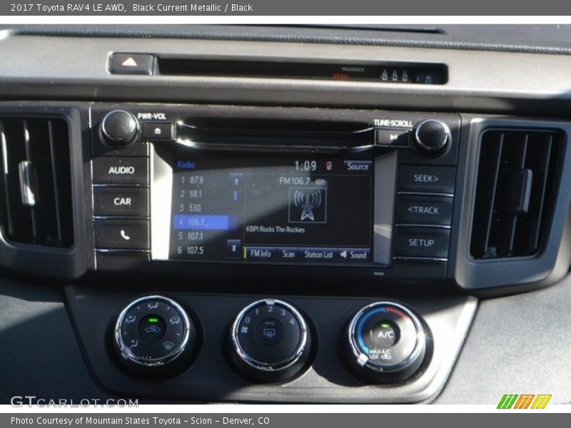 Black Current Metallic / Black 2017 Toyota RAV4 LE AWD