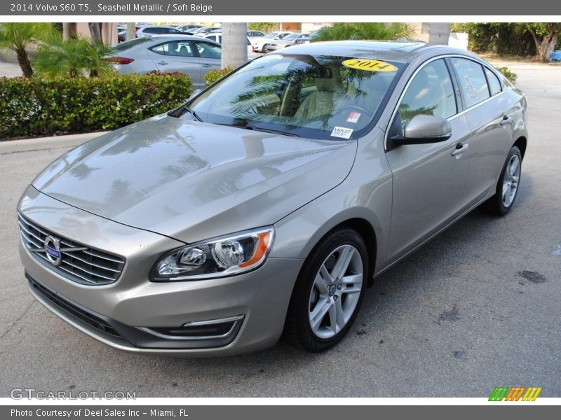 Seashell Metallic / Soft Beige 2014 Volvo S60 T5
