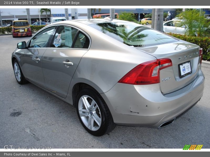 Seashell Metallic / Soft Beige 2014 Volvo S60 T5