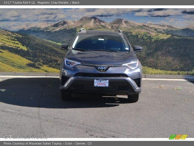 Magnetic Gray Metallic / Black 2017 Toyota RAV4 LE