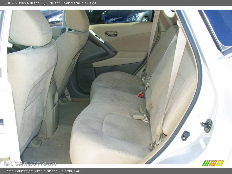Brilliant Silver Metallic / Beige 2009 Nissan Murano SL