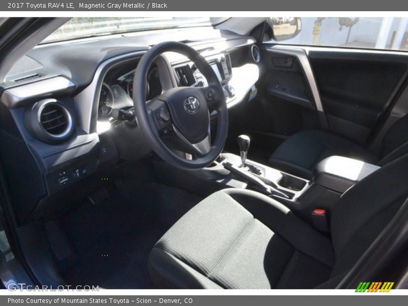 Magnetic Gray Metallic / Black 2017 Toyota RAV4 LE