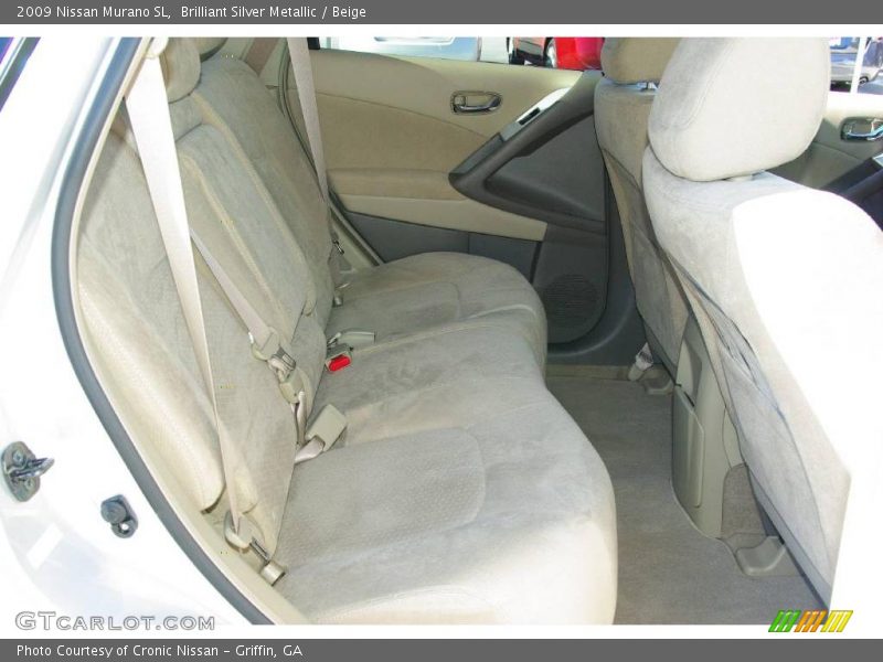 Brilliant Silver Metallic / Beige 2009 Nissan Murano SL